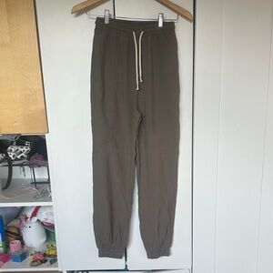 Zara Olive Drawstring Jogger Pants